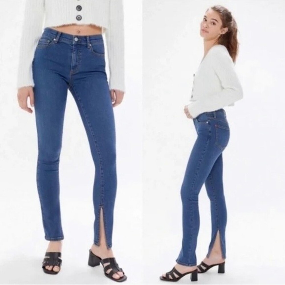Bdg twig mid rise jeans with side slit